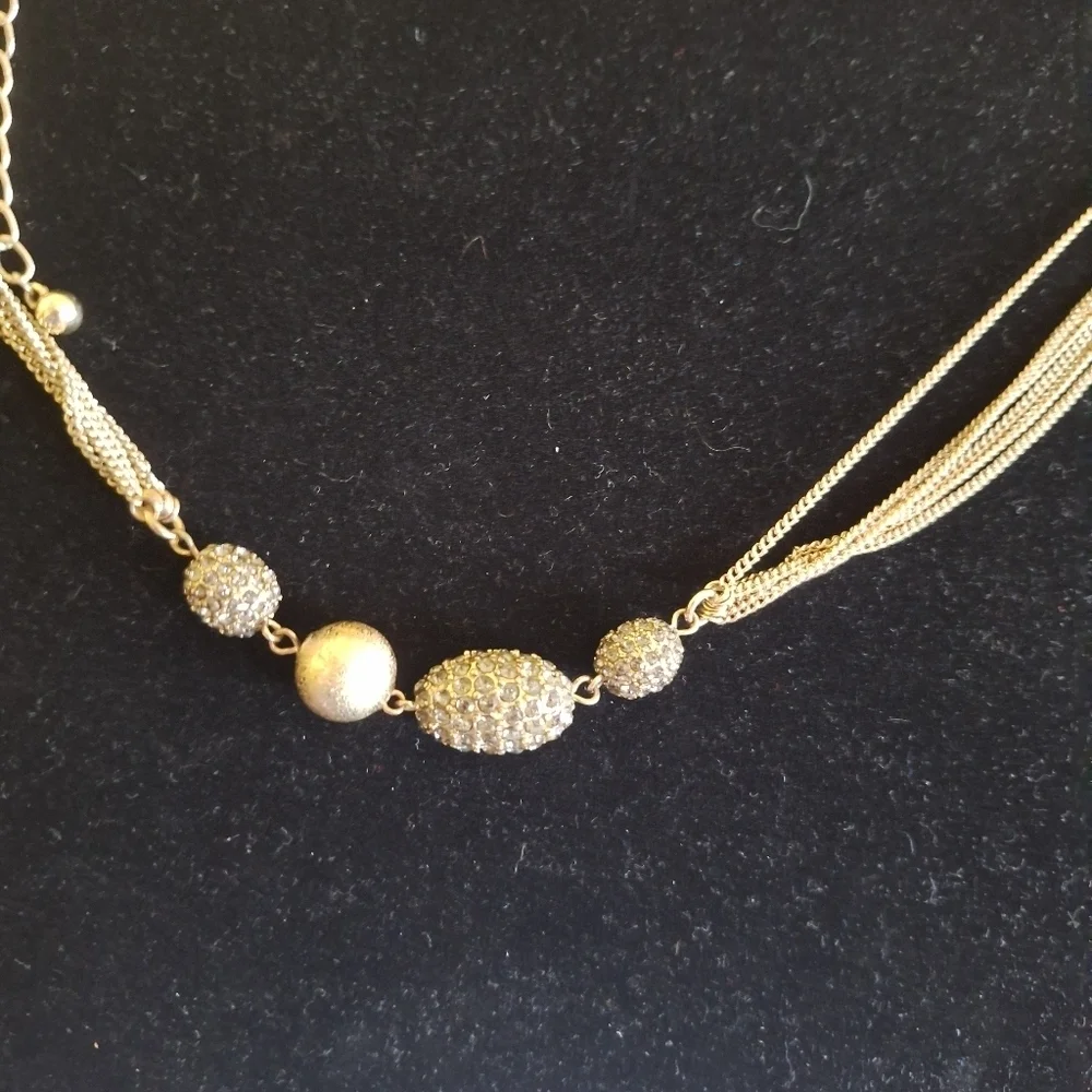Chico’s Multi Strand Accented Long Necklace